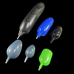 Fishing float water baiting spoon carbon fiber baiting spoon with assisting throwing hole bait casting spoon for long-distance casting, non-sinking fishing bait spoon.