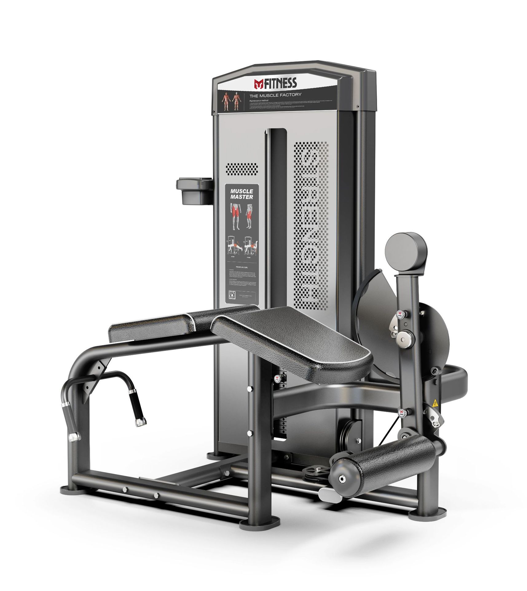 gimnasio comercial sentado pierna flexión y extensión entrenador músculo de pierna flexión