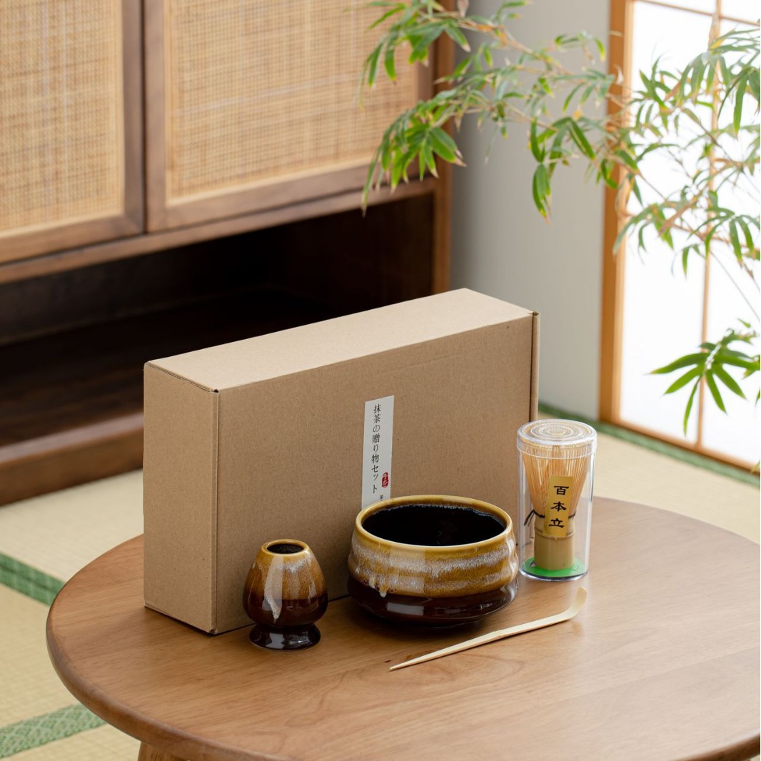Caja de regalo japonesa de la dinastía Song para ordenar té matcha matcha herramienta de toque de té matcha