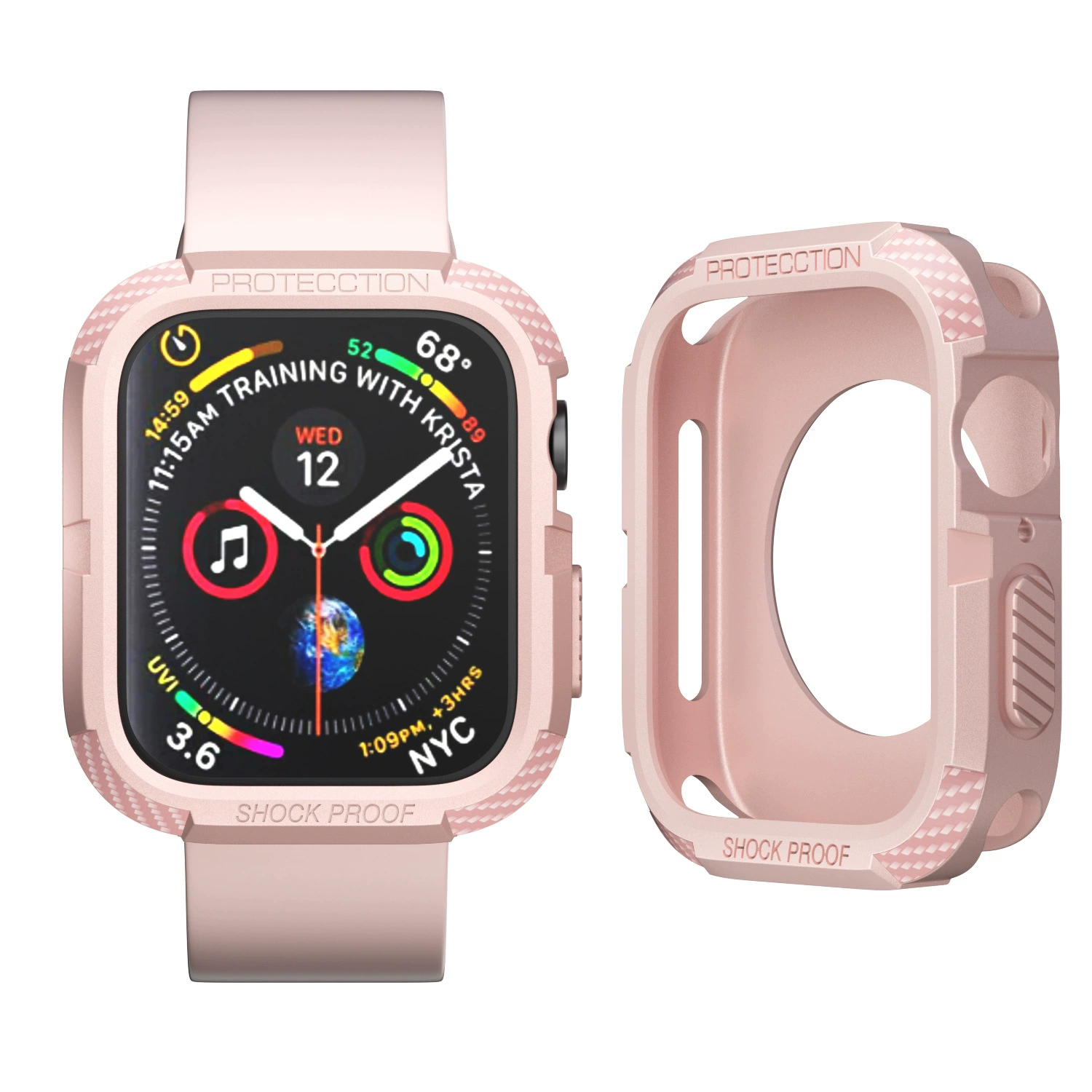 Совместимо с защитной крышкой для Apple Watch Apple Watch защитный чехол iWatch456789 поколение три защита TPU