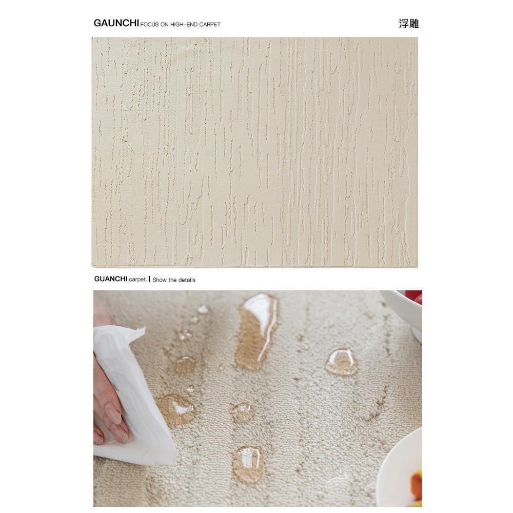 Alfombras de sala de estar 2024 nuevo sin pegamento antibacteriano filamento de diatomitas impermeable sin lavado limpiable alfombras de piso de lujo ligero de alto nivel