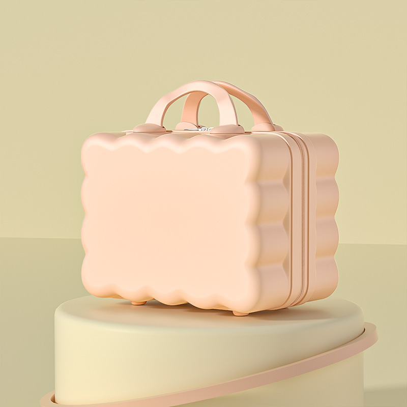 Sakura pink [good appearance] / 14inch satchel cosmetic case