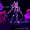 Night light, creative decorations for bedroom, lantern for bed, table lamp, Sailor Moon, 3D, creative gift