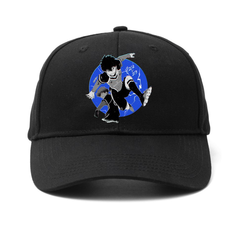 BLUE LOCK prisión azul con estampado circundante gorra para el sol al aire libre gorra de béisbol de moda callejera personalizada