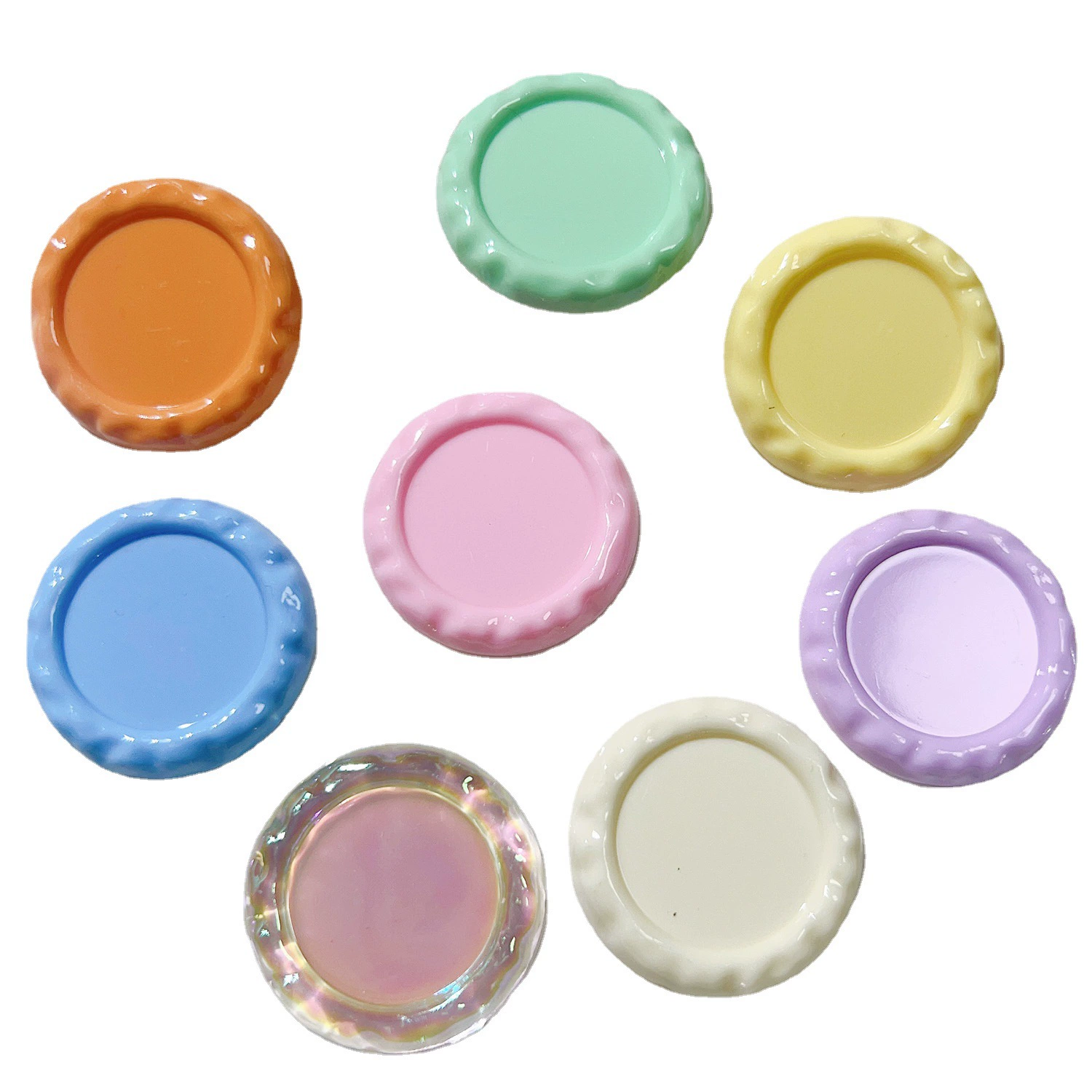 Acrylic accessories, cream hairgrip, phone case, material handmade, wholesale