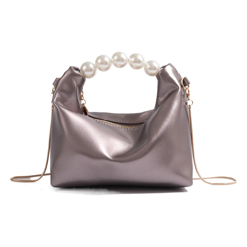 Bolso pequeño bolso de perlas de alto grado para mujer 2023 nuevo mini Cadena de hombro crossbody Bolso pequeño bolso de bola de masa hervida