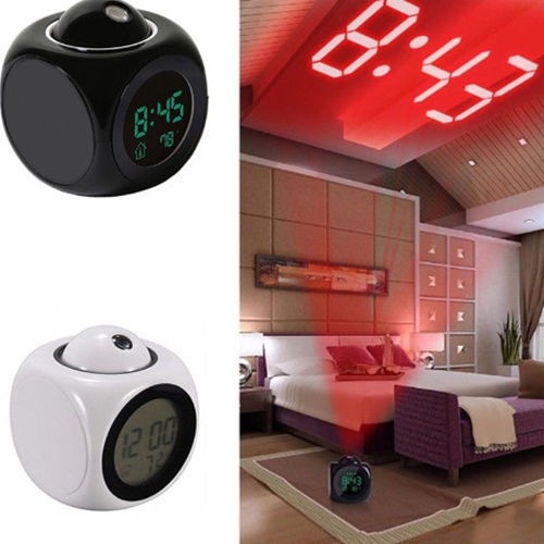 Factory wholesale 2028 Projection Clock News LED Light alarm clock Talking Clock Clock alarm,Desk Clock