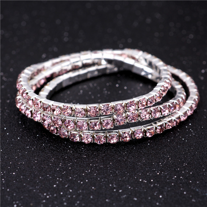 Simple Style Geometric Crystal Rhinestone Gem Bracelets display picture 31