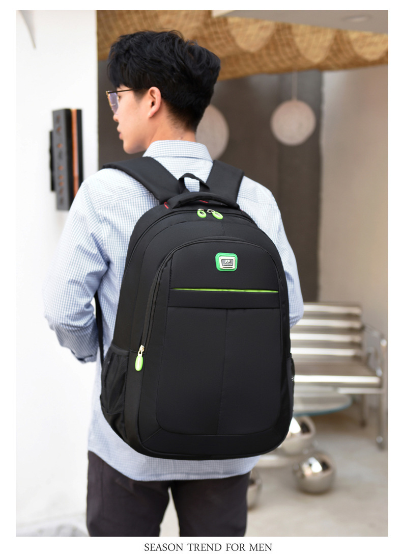 Wholesale New Men's Computer Backpacks Casual High Capacity Travel Bag display picture 22