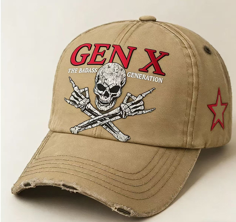 Nuevo sombrero de impresión transfronteriza para hombres hace viejos sombreros de béisbol retro Europeos y estadounidenses 250 años conmemorativo sombrero de lengua de lazo