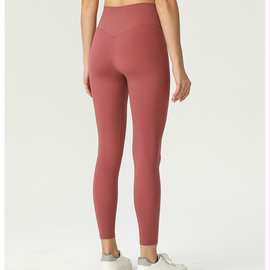 跨境lulu align同款裸感瑜珈裤无尴尬线高腰紧身运动健身长裤女