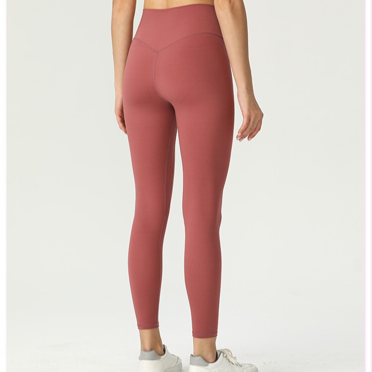 Lulu Align Seamless Yoga Pants, No Awkward Lines, High-Waisted, Tight-Fitting Sports Fitness Leggings for Women
