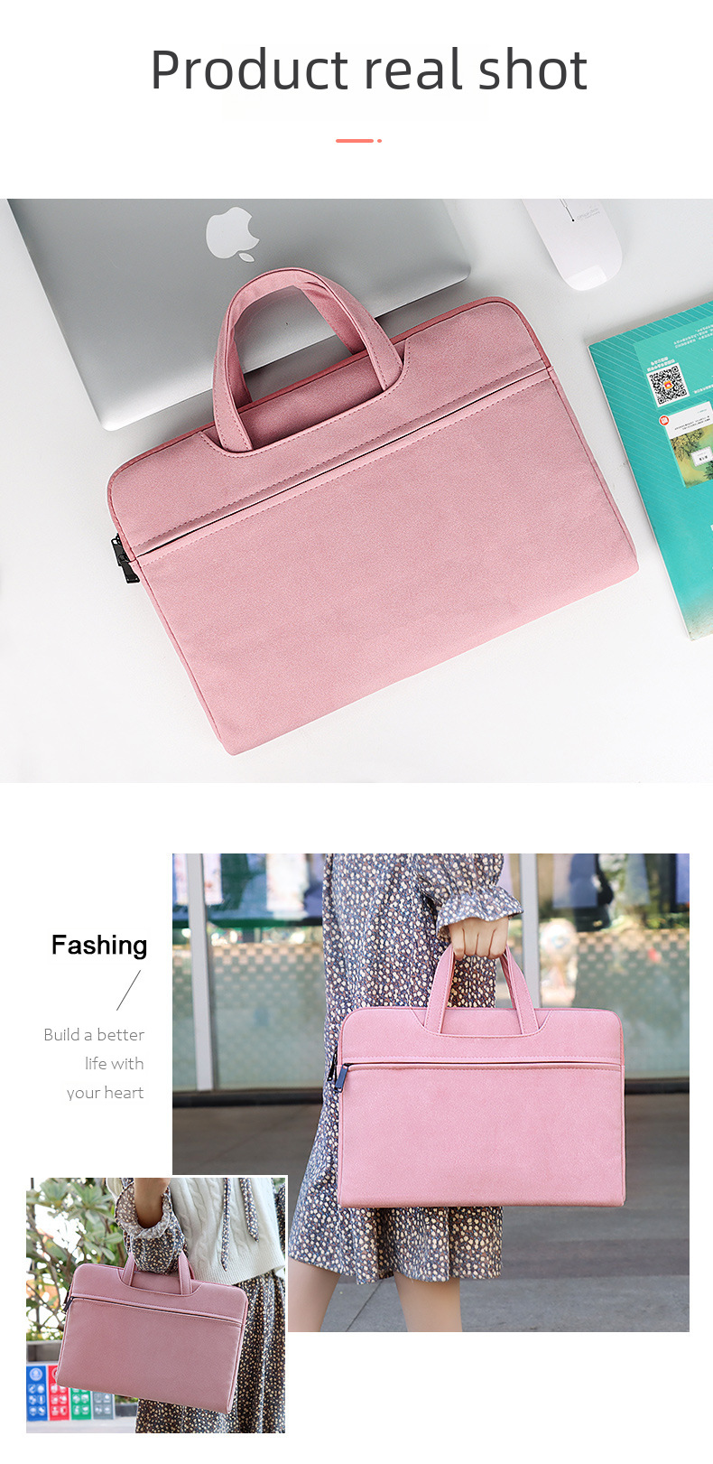 Portable Laptop Bag Inner Bag 13415.6-inch Tablet PC Protective Cover with Printable Logo