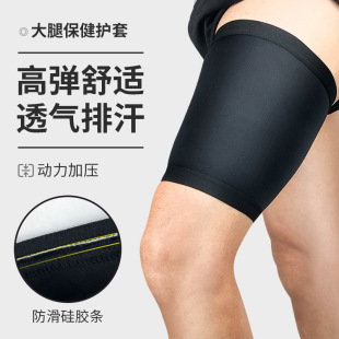 Cross-border basketball football sports leggings muscle protection leggings men and women elastic fitness squat weightlifting thigh protection