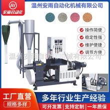 塑料回收小型环保造粒机 无烟无水无污风冷造粒机 PE薄膜造粒定制