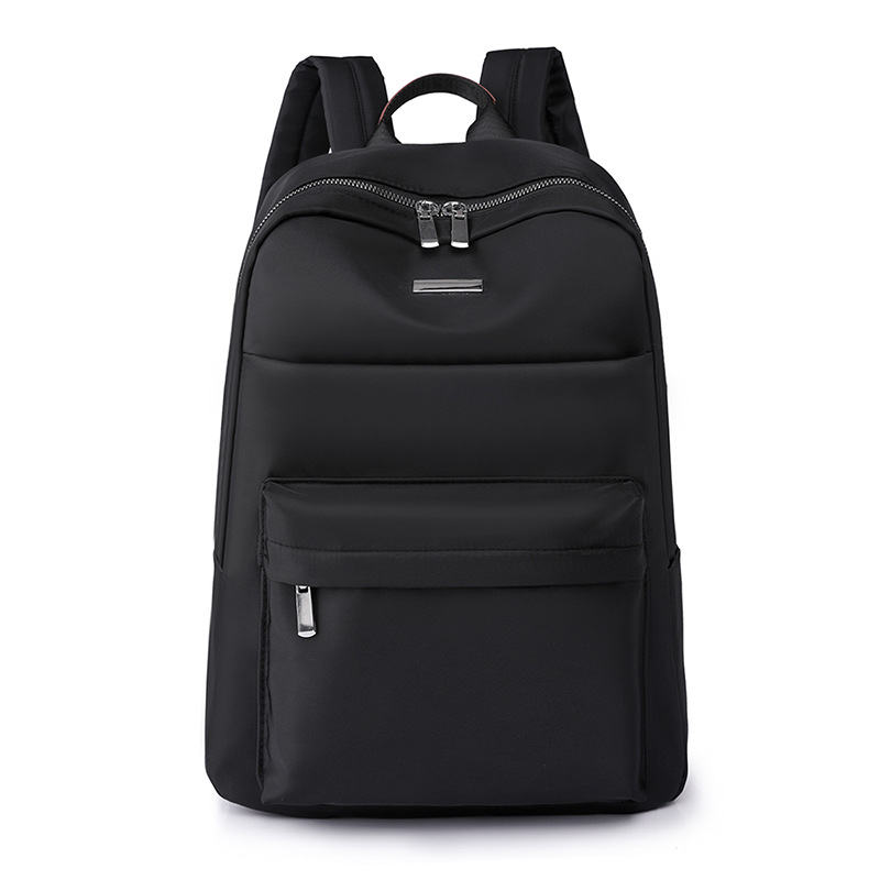 Comercio exterior al por mayor 2023 nueva mochila casual para mujer de nailon mochila simple y versátil de gran capacidad para computadora de 14 pulgadas