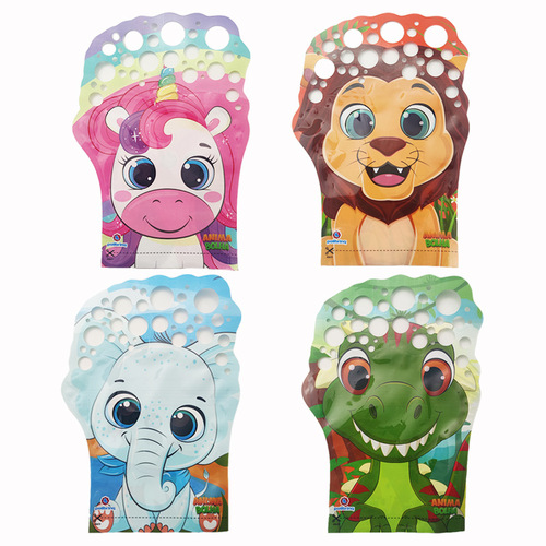 Animal Bubble Gloves Palm Bubble Water Summer Bubble Machine Outdoor Parent-Child Bubble Stick Interactive Children's Toy