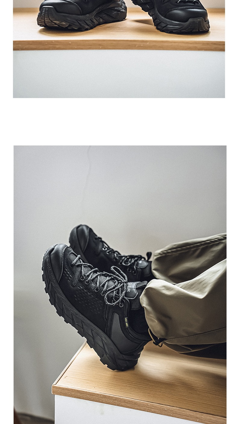 ShoeGlobe Frühjahr 2025 Neue Arbeitsschuhe für Herren: Rutschfest, abriebfest, mit dicker Sohle – ideal für Outdoor-Aktivitäten wie Wandern und andere Sportarten._voghion.com