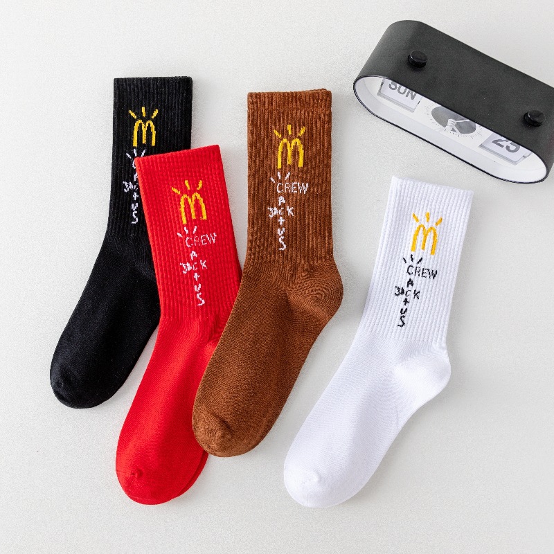 Travis Scott Collaboration Socks - Red