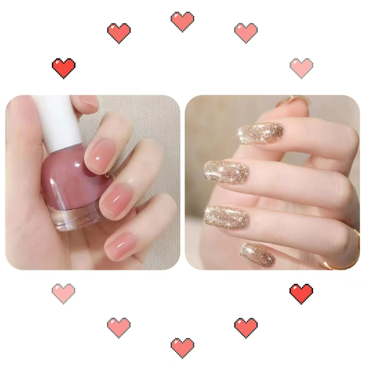 2026 esmalte de uñas desnudo blanqueamiento rápido secado invierno inins color jalea temperamento de color popular