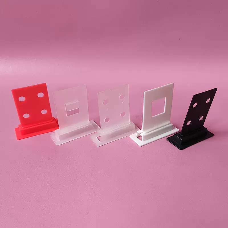 塑料滑扣纸货架连接件挂钩展示架滑扣塑料展示架四孔滑槽塑料连接