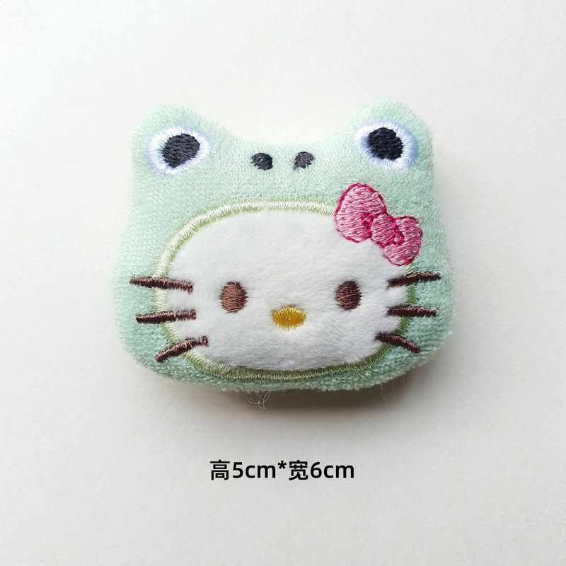 新しいぬいぐるみ女装 KT 猫人形アクセサリーかわいい動物ヘッドギア子猫ブローチ DIY 人形装飾|undefined