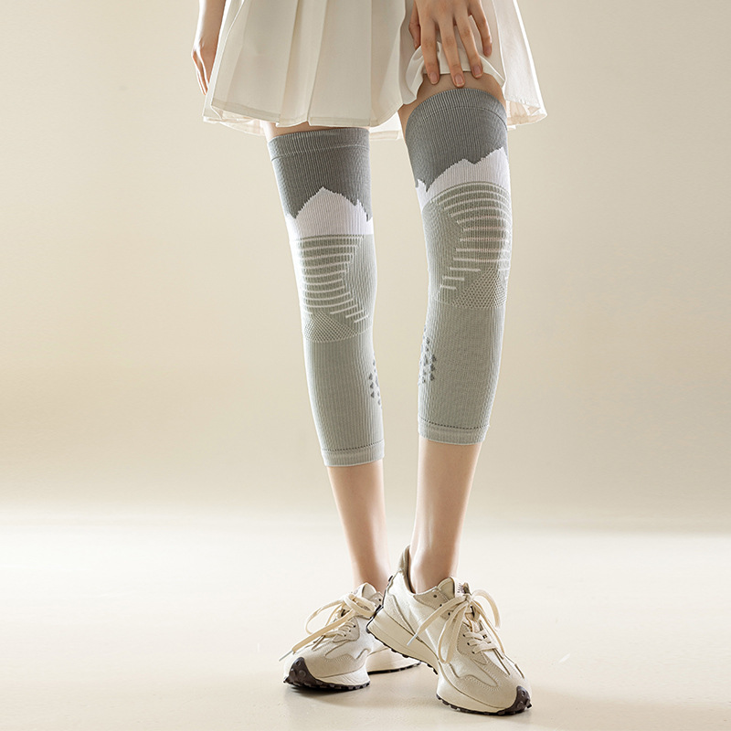 Sports pressure socks for women, professional fitness running, skipping rope, over-the-knee socks, knee protection, yoga slimming calf socks