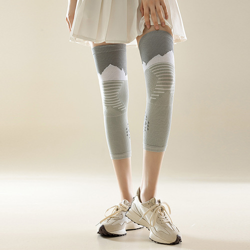 Sports pressure socks for women, professional fitness running, skipping rope, over-the-knee socks, knee protection, yoga slimming calf socks