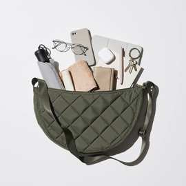 日单防水女装新斜挎单肩包饺子包挎包菱形格绗缝休闲百搭包472785