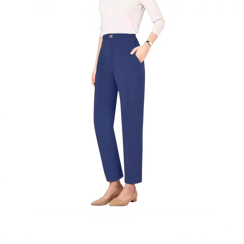 Cross-Border Amazon Women's Casual Pants, Short Colorful Skinny Pants, Elastic Waist, Tummy Control, Cropped Pants with Metal Embellishments Cross-Border Amazon Women's Casual Pants, Short Colorful Skinny Pants, Elastic Waist, Tummy Control, Cropped Pants with Metal Embellishments