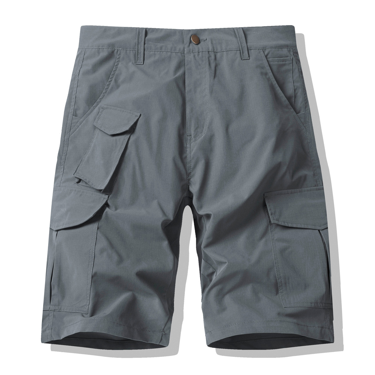 Cross-Border Popular Amazon Outdoor Casual Pants Men's Cargo Shorts Loose Multi-Pocket Foreign Trade Five-Point Shorts Men