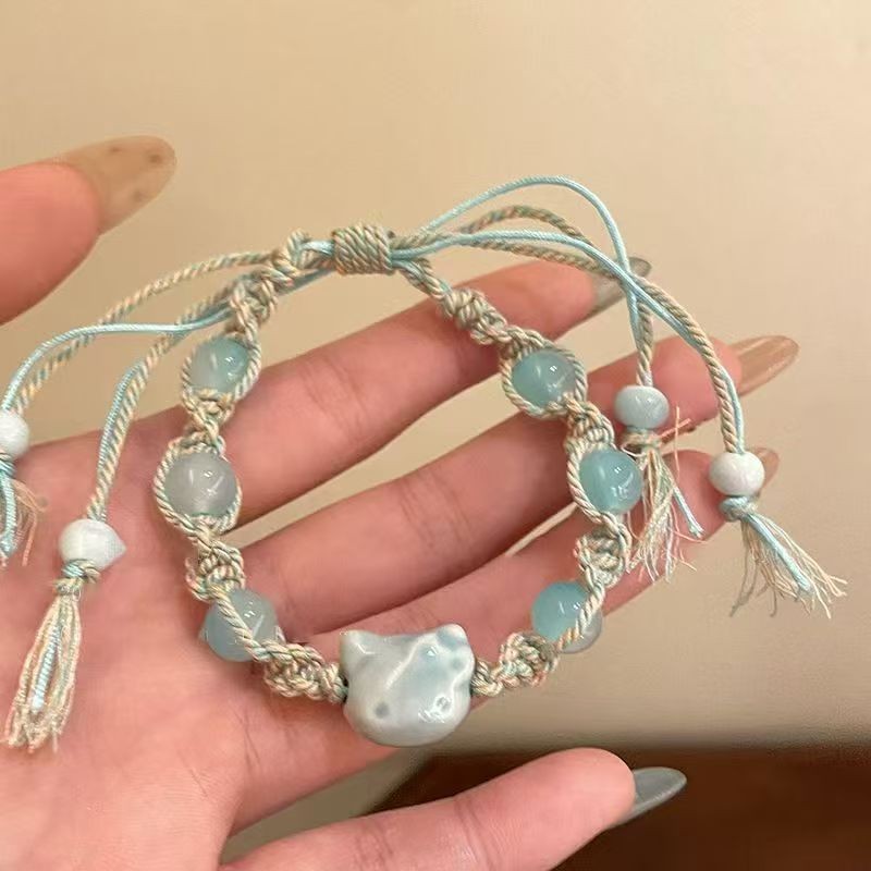 Milk blue ceramic bracelet S1133A
