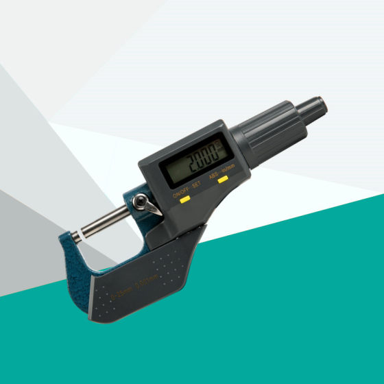 Digital Micrometer High Precision 0.001 Outside Micrometer Digital Display 0-25mm Thread Height Measuring Electronic Caliper