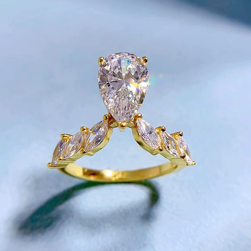 慕景 Jewelry, импорт стильное универсальное кольцо, коллекция 2023 года, образец серебра 925