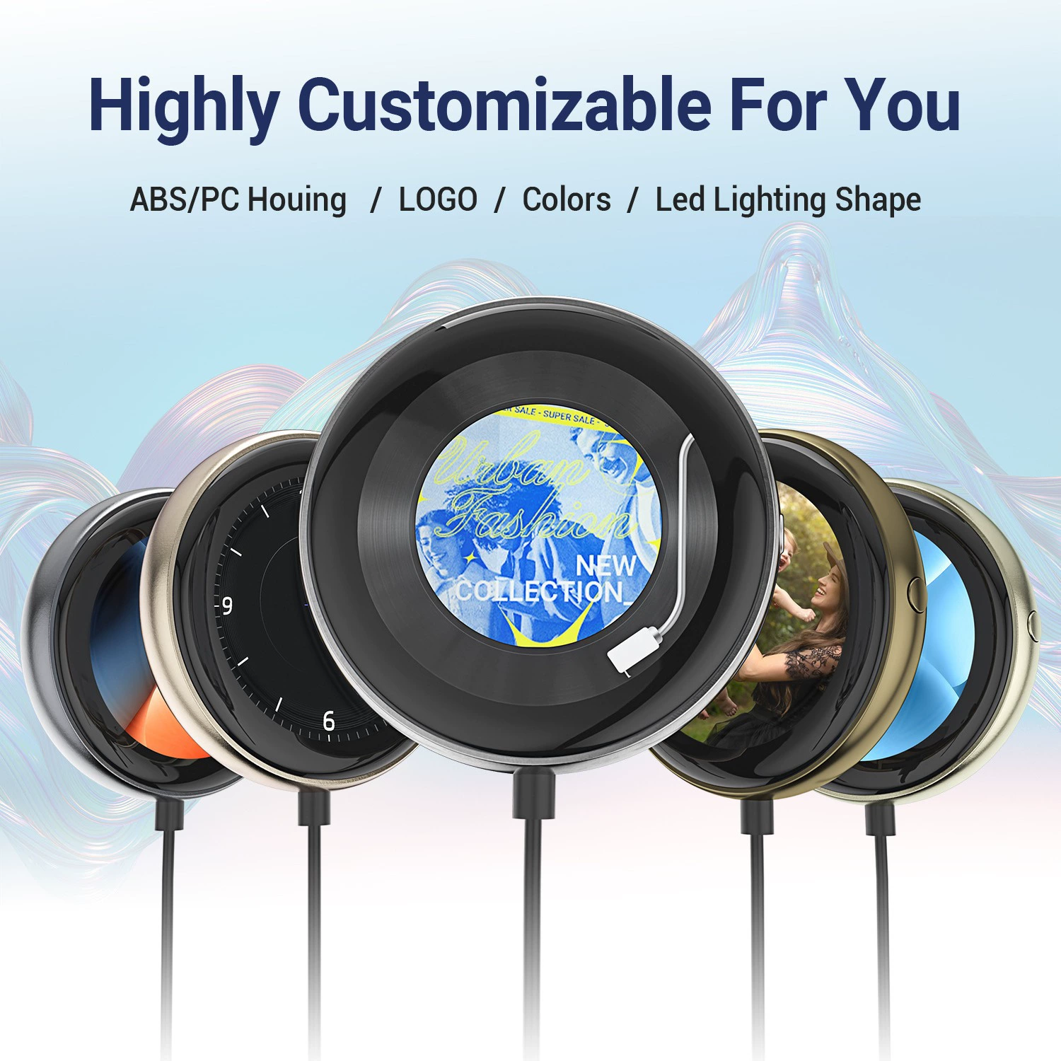 Беспроводной адаптер CarPlay с экраном и ароматизатором для автомобилей, работающий с новыми моделями, для использования за пределами страны.