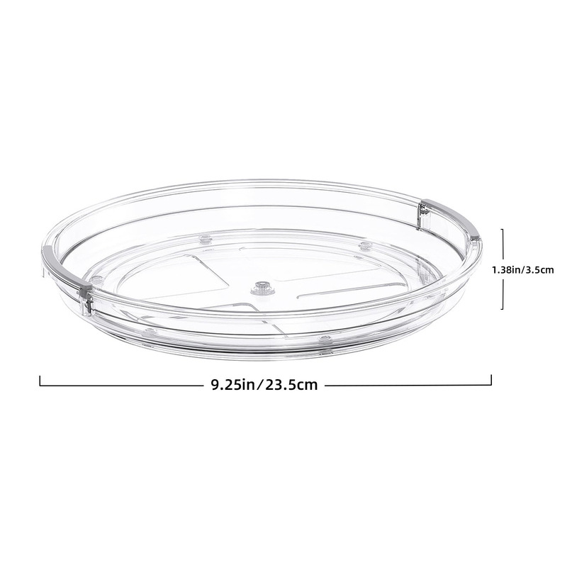 跨境旋转调料架厨房置物架置物转盘调味品架化妆收纳架Lazy Susan|undefined