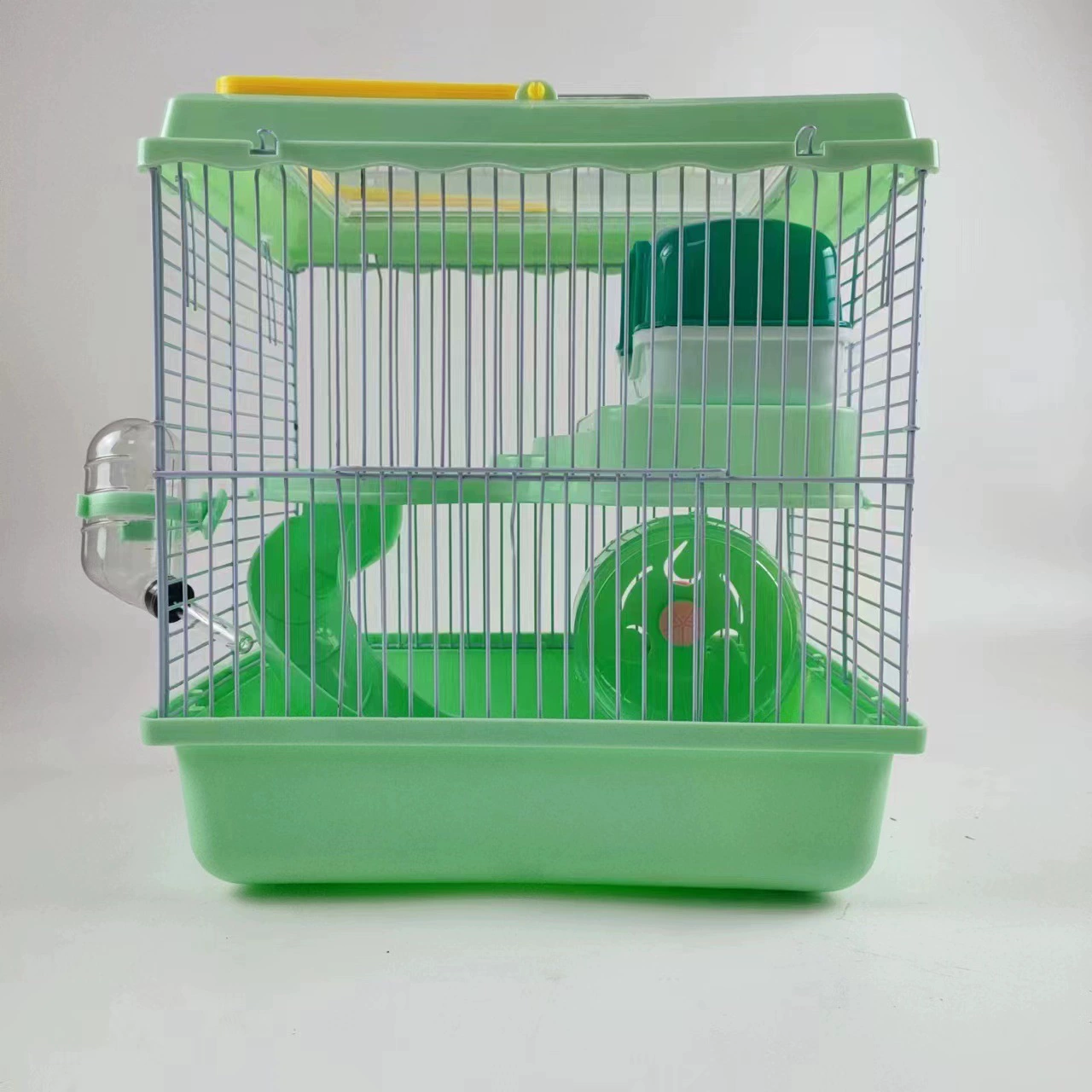 Клетка для хомяка Золотой медведь Негабаритная вилла Маленькие принадлежности для хомяка Делюкс Пакет Полный двойной замок