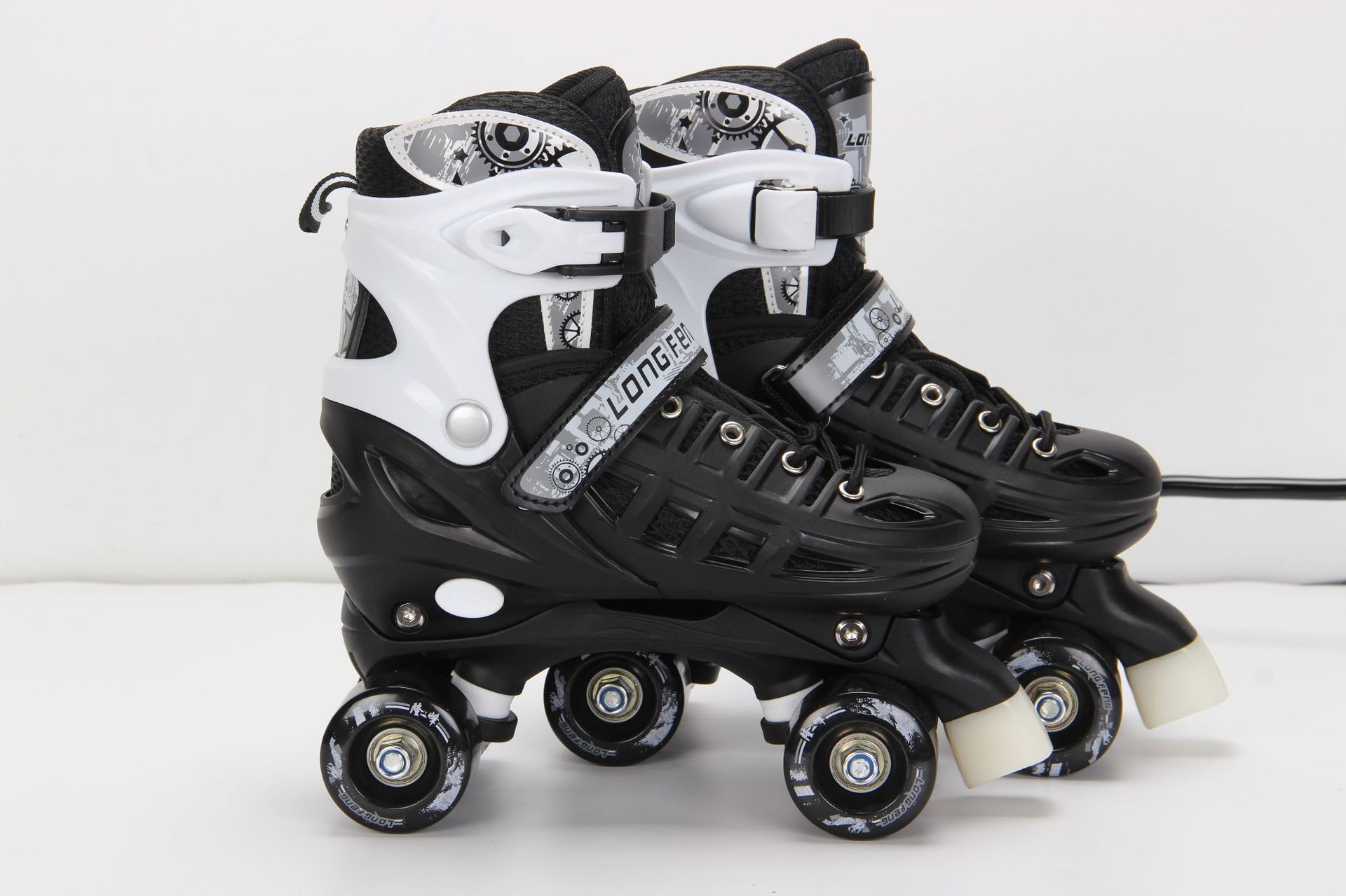 Pattini in linea per adulti e bambini, set completo per principianti, pattini a rotelle unisex professionali per studenti universitari_voghion.com