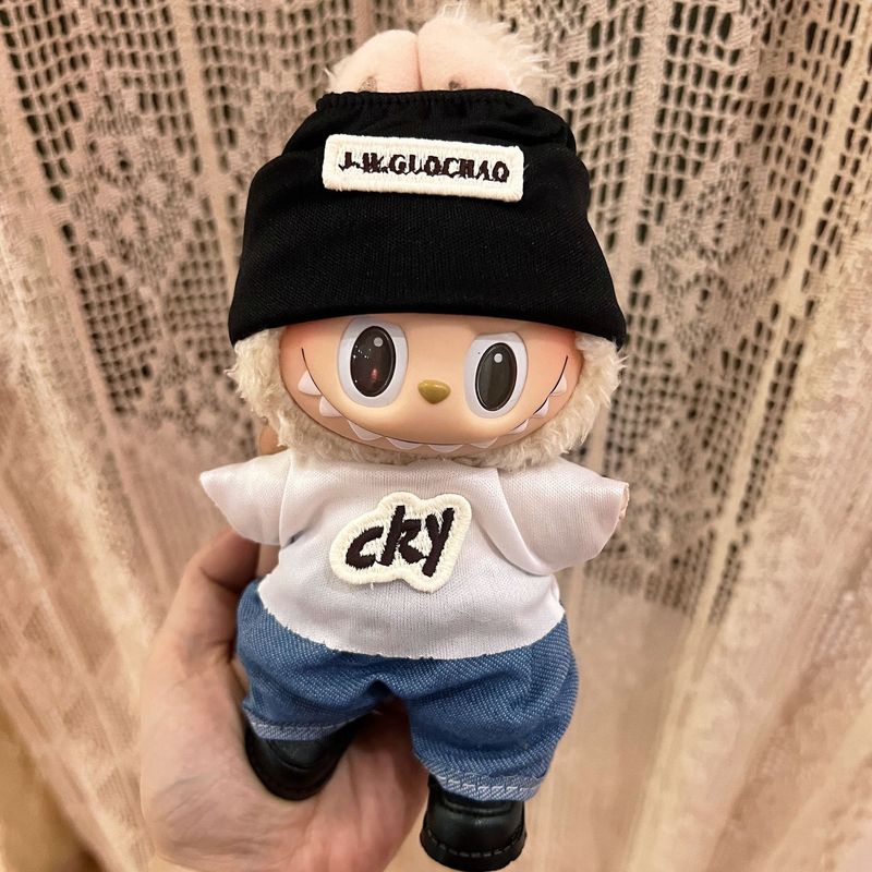ラブブベビー服のみ 17cm ビニールフェイスドール ラブブシートパーティー 一世代と二世代の着替えセット|undefined