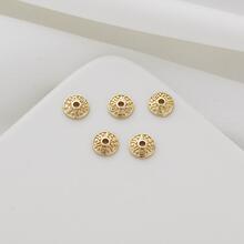 14K�~����ɫ���y7mmƽƬ��Ƭ����朾��KDIY�Ʒ������ 10��