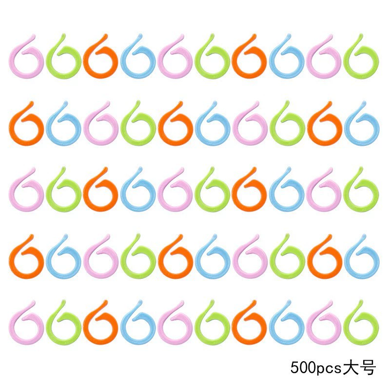 Color opening counting ring sweater woven tool counting marks buckle notes number ring comma ring