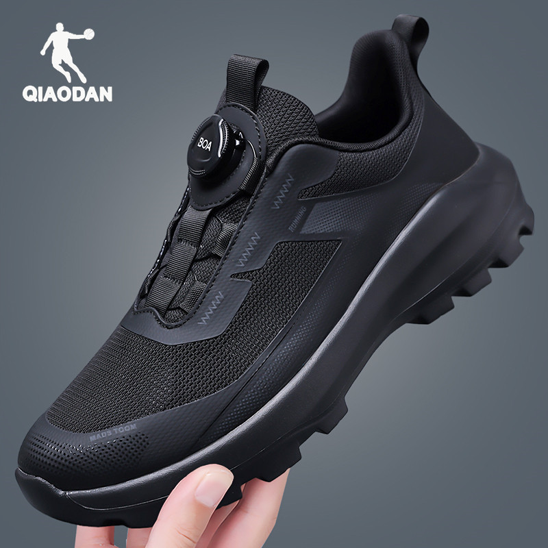 Jordan Men's Shoes 2026 New Summer Mesh Breathable Black Thick-Soled Slip-On Shoes for Middle-Aged and Elderly People for Running, Sports and Leisure Jordan Men's Shoes 2026 New Summer Mesh Breathable Black Thick-Soled Slip-On Shoes for Middle-Aged and Elderly People for Running, Sports and Leisure