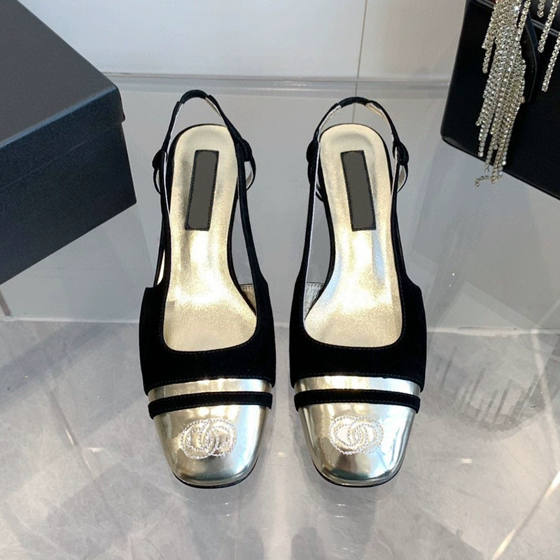 Летние маленькие высокие сандалии, обувь, стиль Chanel