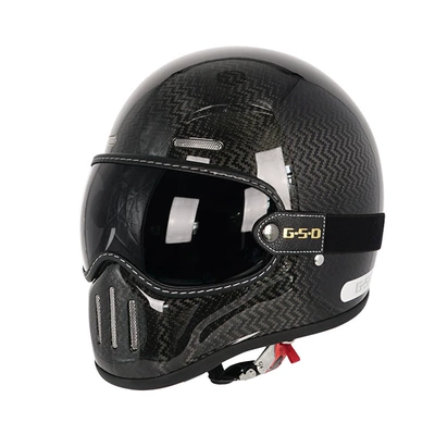 Motorcycle Helmet Full-Face Electric Motorcycle Helmet, Motosiklet kaskı (dəbilqə) - wave-pattern-black-tea-mirror-m55-56