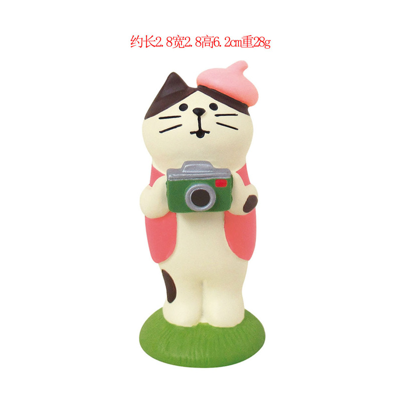 日本の猫の装飾品、桜祭り、トレンディなおもちゃの人形、ブラインドボックス、DIY制作アクセサリー、樹脂工芸品、小さな装飾品|undefined