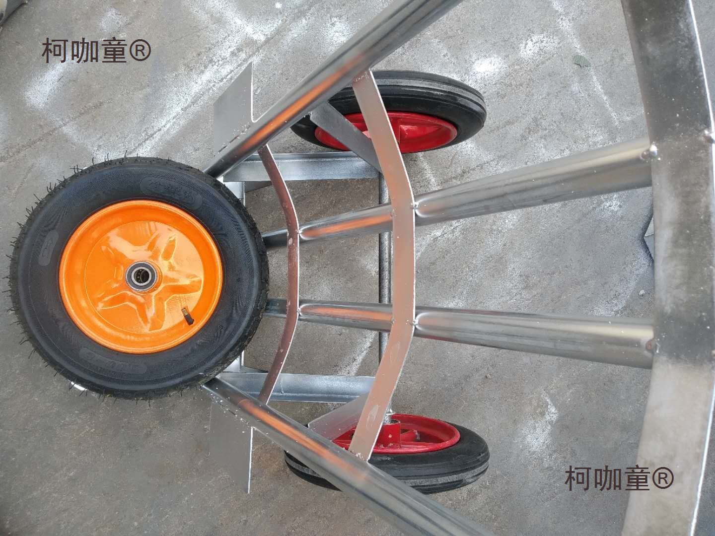 水桶车二轮推车手拉车油桶车老虎车工地推车搬运车转货车圆麦太保