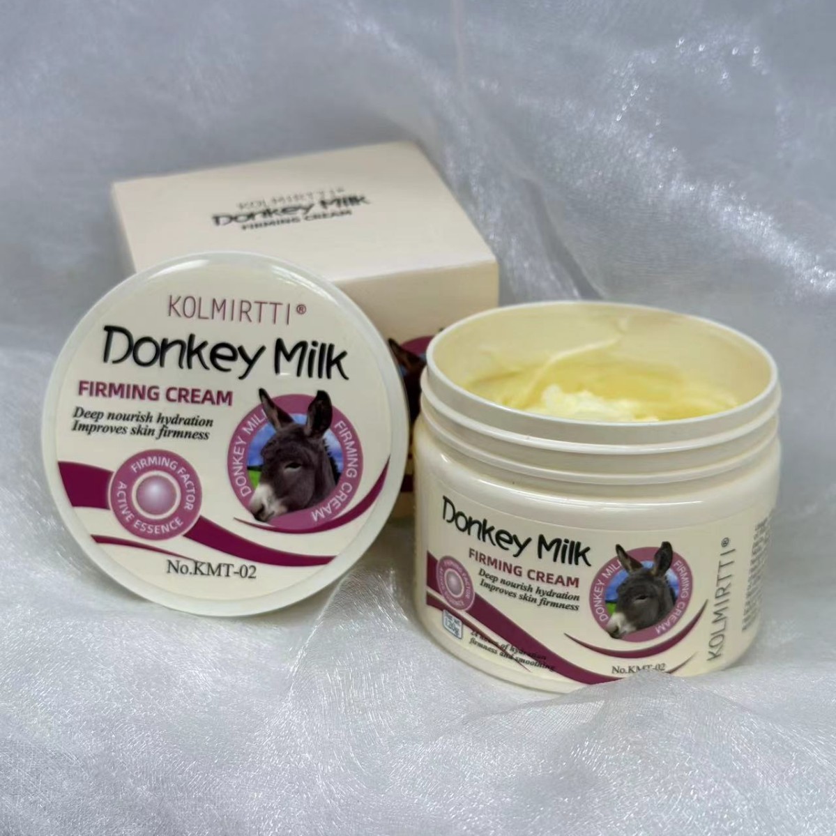 Crema facial hidratante KOLMIRTTI – con leche de burro y colágeno de arroz, nutrición profunda y reparación facial