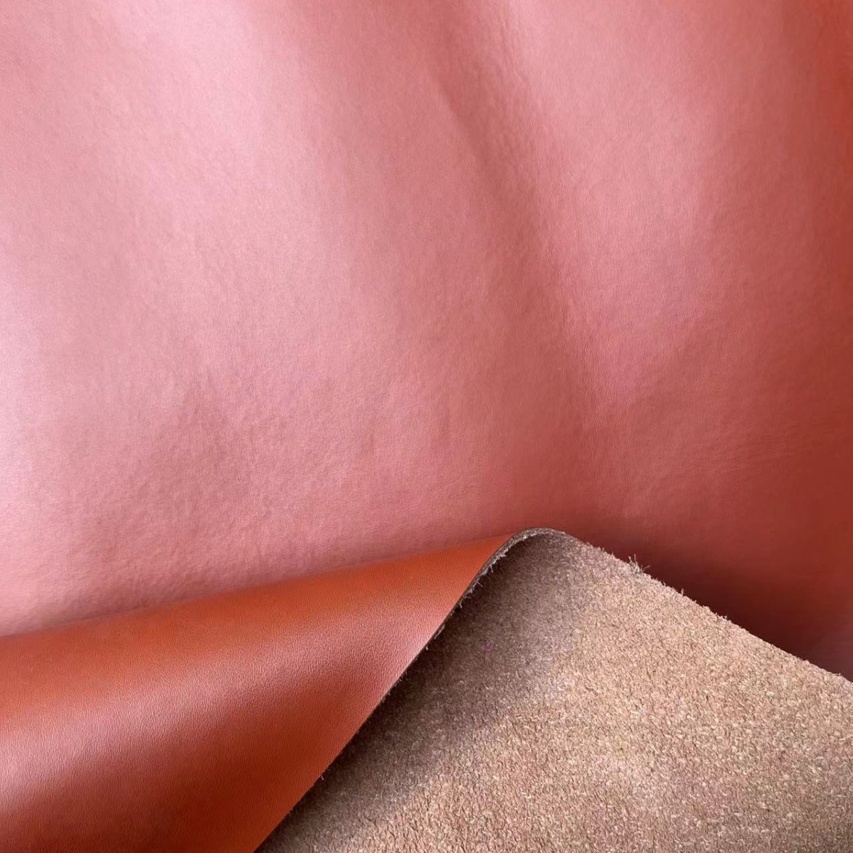 二层压变牛皮 牛仔裤皮标皮 商标皮