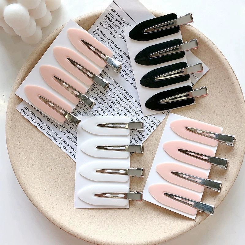 Заколка Hairgrip бесследная, пластик и железо, 59 × 18 мм, многоцветная