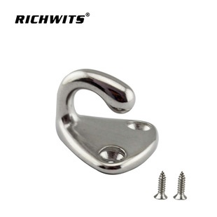 Stainless Steel 316 Yacht Anti-collision Ball Hook Fish Library Life Buoy Fixed Hook Marine Hardware Hook Coat Hook